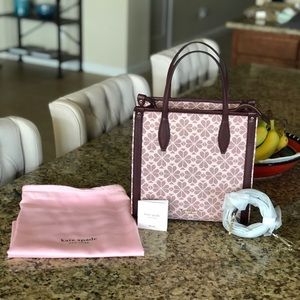 Kate Spade Flower Medium Tote with strap & bag
